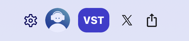「VST」表示画面